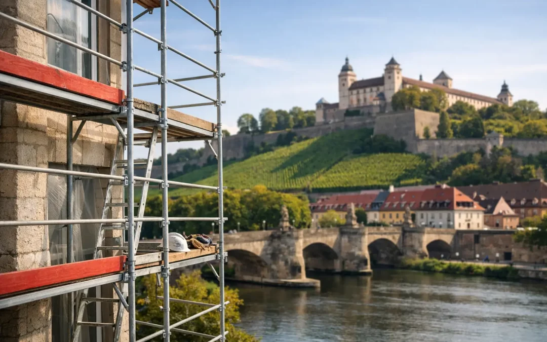 Fassadengerüst Würzburg richtig mieten