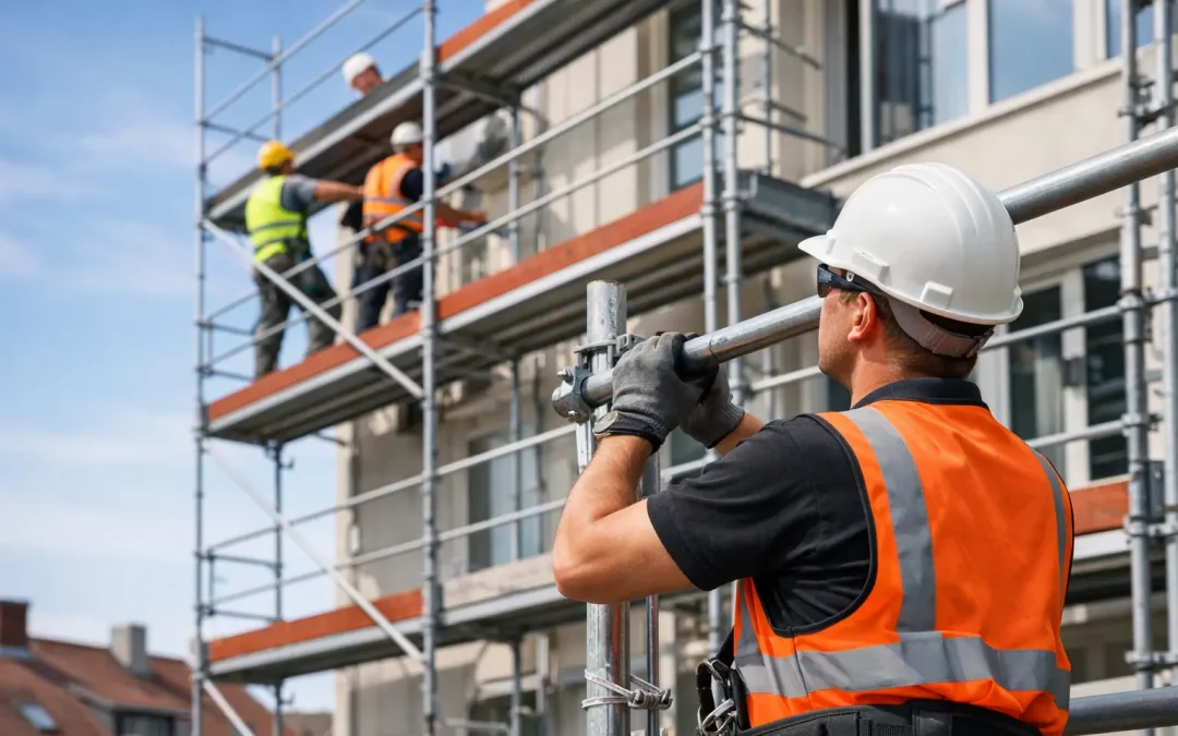 Gerüst für Fassadenarbeiten mieten: So geht’s