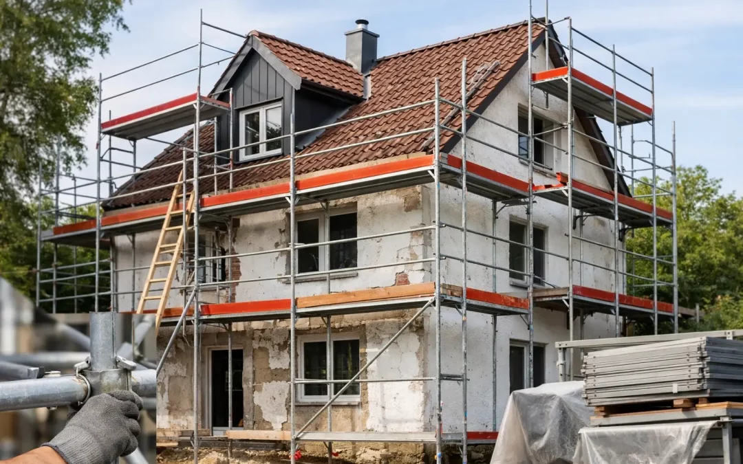 Gerüst für Hausrenovierung mieten: Worauf achten?
