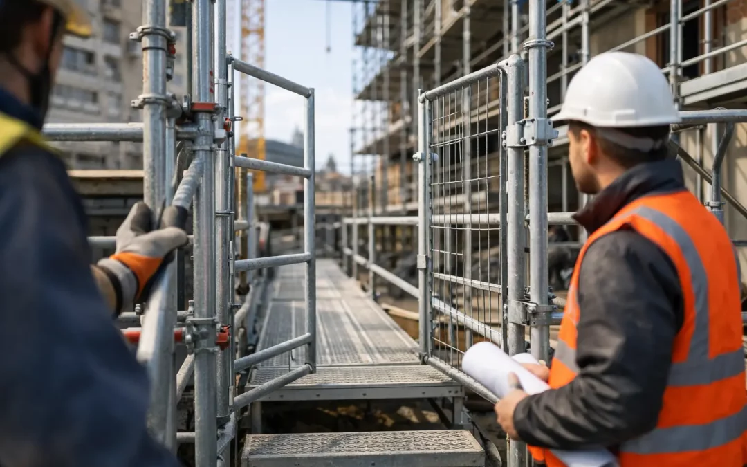 Zugang zur Baustelle fürs Gerüst organisieren