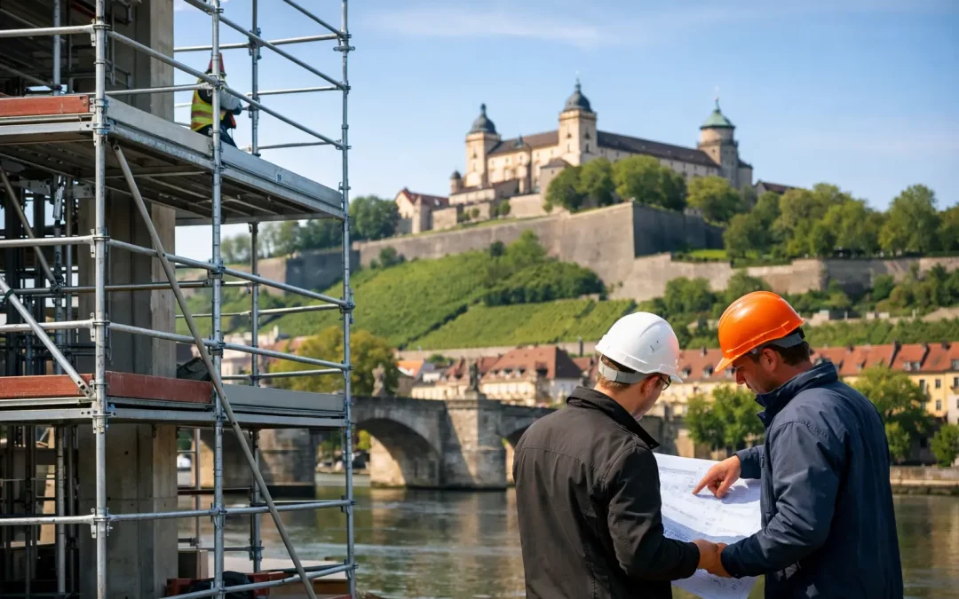 Baugerüst Würzburg sicher mieten und planen
