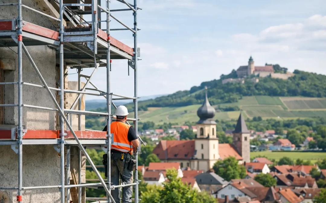 Gerüstverleih-Erfahrungen in Unterfranken