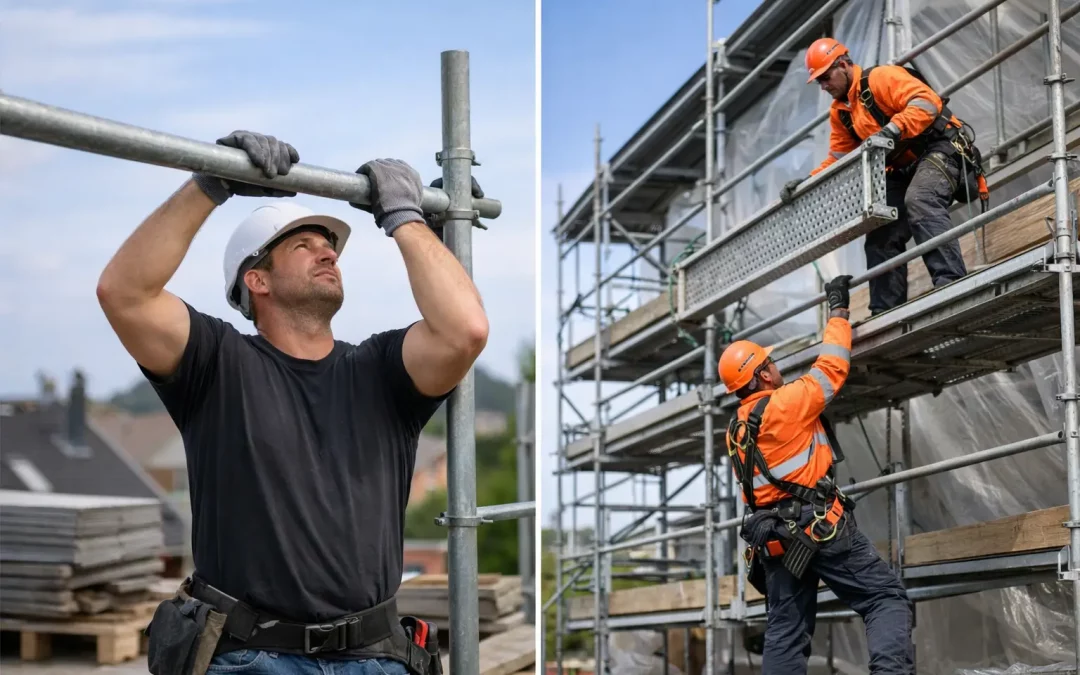 Selbstaufbau oder Komplettservice beim Gerüst?