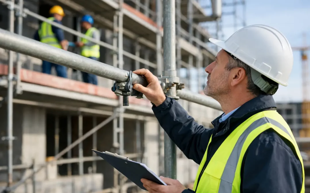 Wer prüft Baustellengerüste auf der Baustelle?