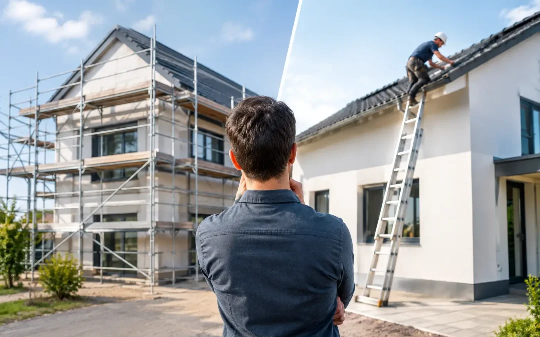 Selbstmontage oder Gerüstmontage: Was passt?