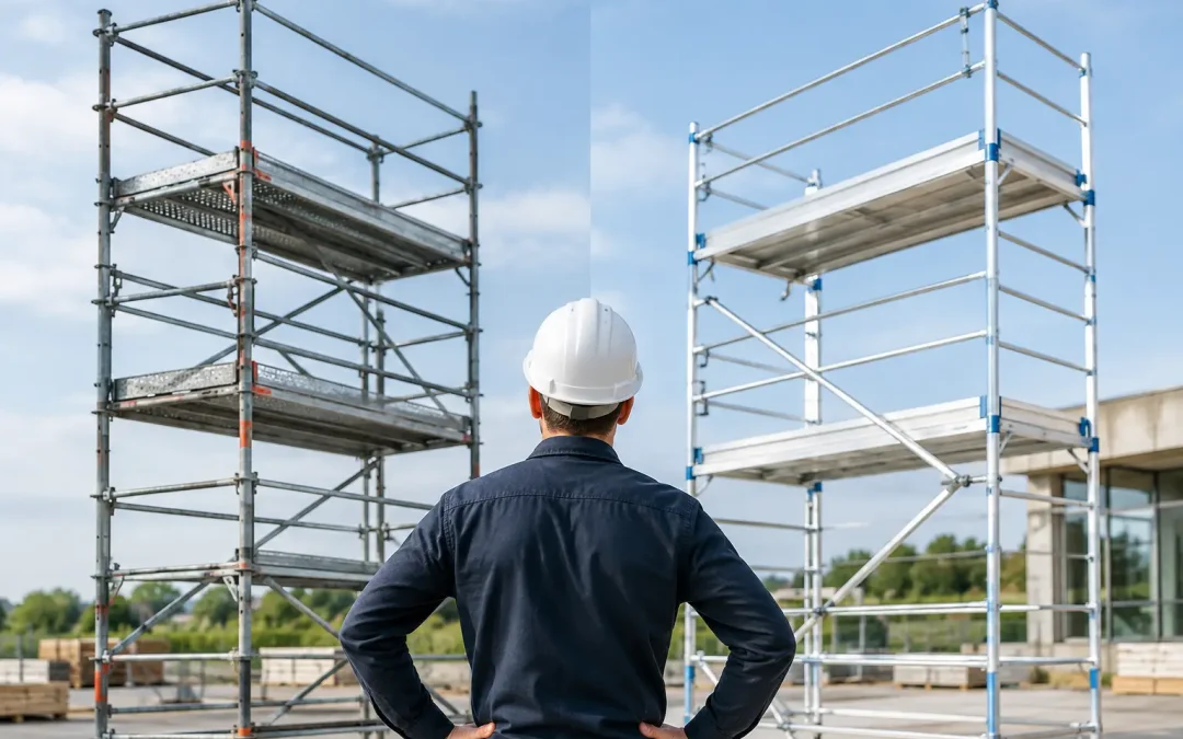 Stahlgerüst oder Aluminiumgerüst wählen?